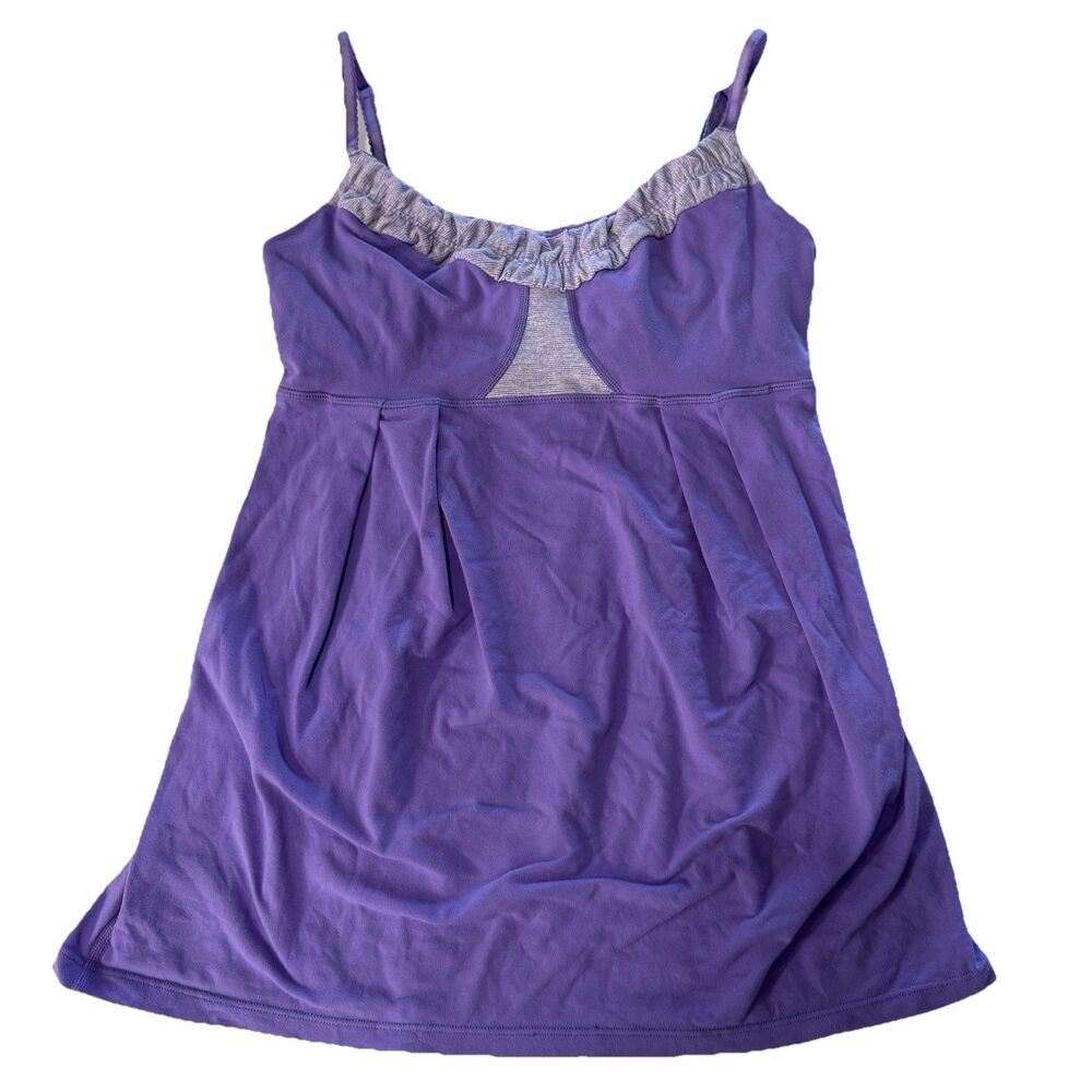 Lululemon Women's Yogi Dance Power Purple Yoga Tank Top 4